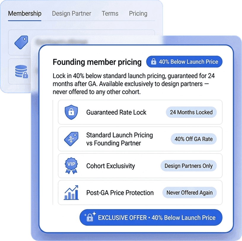 Design Partner pricing